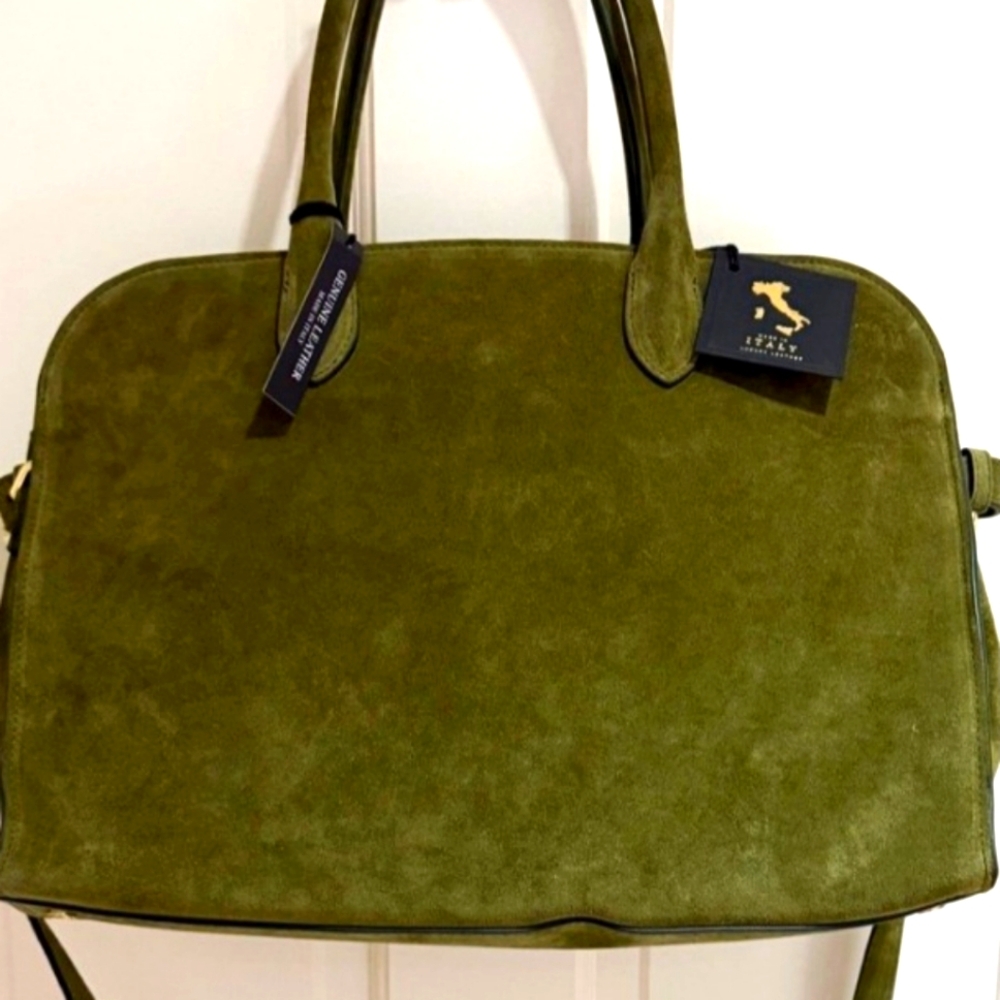 Viral Claudia Firenze Green Suede